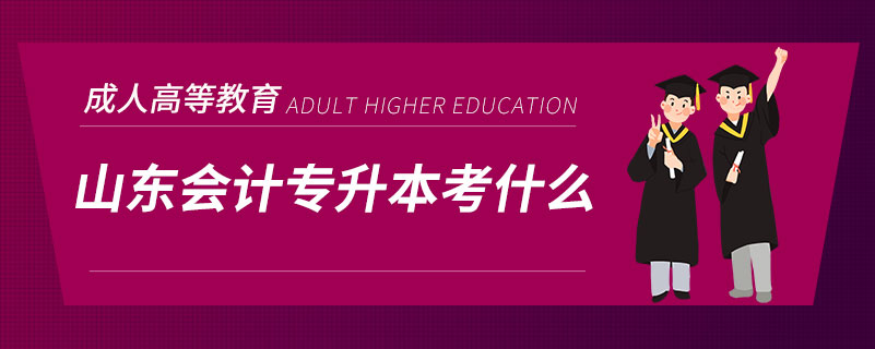 山東會(huì)計(jì)專(zhuān)升本考什么