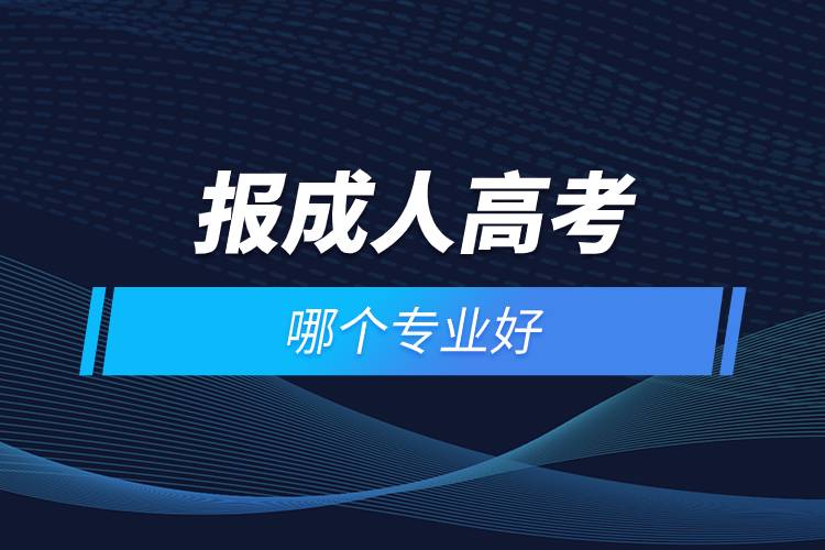報(bào)成人高考哪個(gè)專業(yè)好